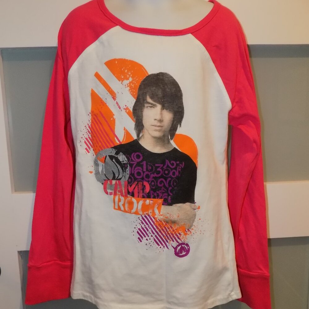 DISNEY CAMP ROCK SHANE LS SHIRT SIZE S (7/8) GIRL'S NWOT